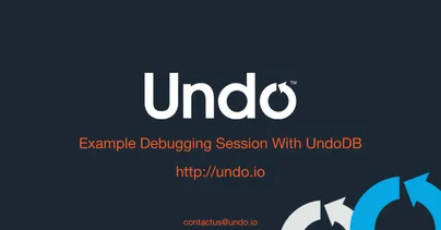 Example Debugging Session with UndoDB